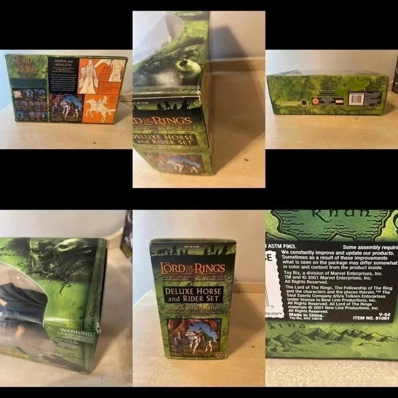 Vintage Lot of 3 Lord of the Rings Deluxe Horse Riders sets. - Picture 9 of 10